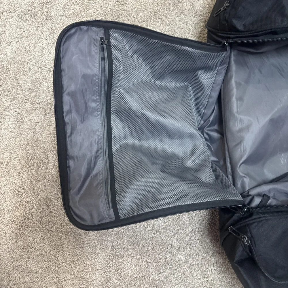 High Sierra Large Rolling Duffel Bag Black 30